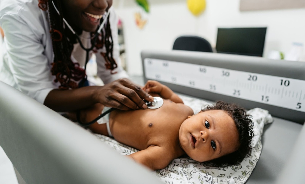 Pediatricians Checking Child